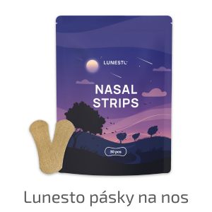 Lunesto pásky na nos